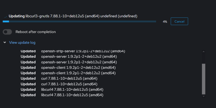 在 Debian 12 上安装 Cockpit Web 管理控制台