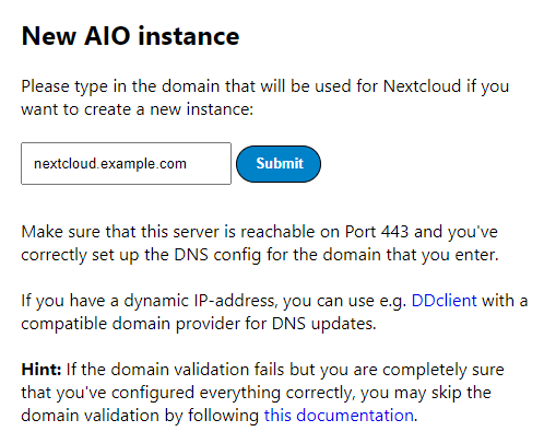 在 Ubuntu 22.04 上安装 Nextcloud AIO 一体式私有云