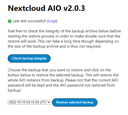 在 Ubuntu 22.04 上安装 Nextcloud AIO 一体式私有云