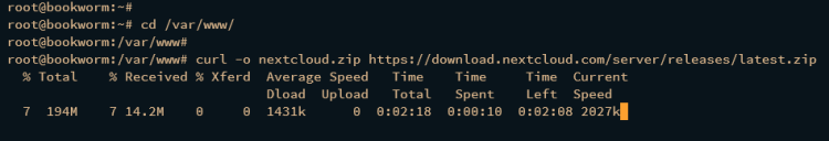 在 Debian 12 上一步步安装 Nextcloud 私有云盘