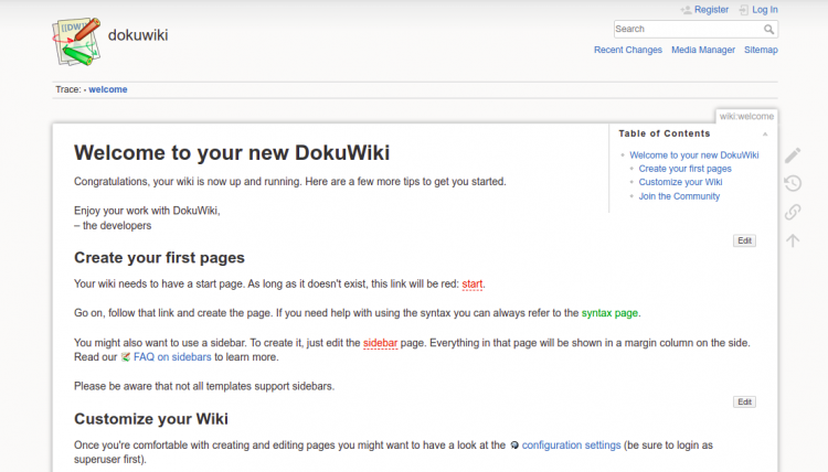 在 AlmaLinux 上使用 Nginx 和 Let's Encrypt SSL 安装 DokuWiki