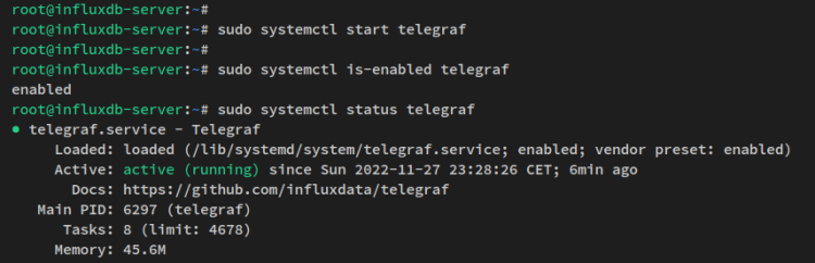 在 Debian 11 上安装 InfluxDB 与 Telegraf 时序数据库监控