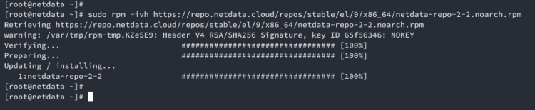 在 AlmaLinux 9 上安装 Netdata 实时性能监控