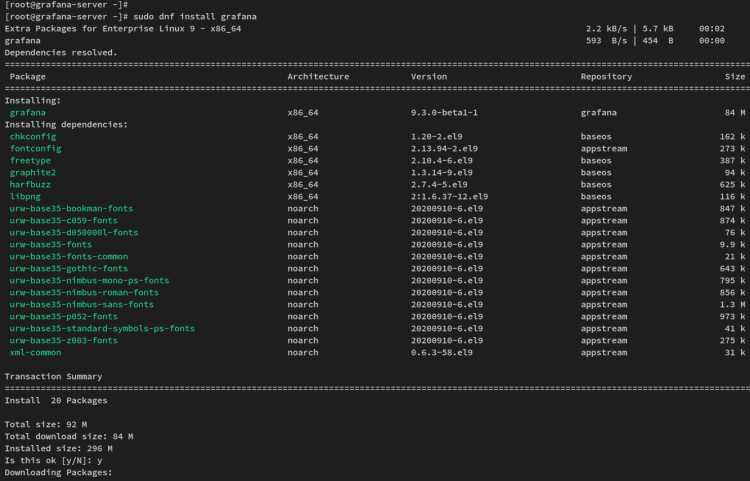 在 Rocky Linux 9 上安装 Grafana 与 Prometheus 监控系统