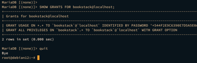 在 Debian 12 上安装 BookStack 知识管理wiki平台