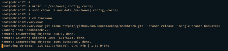 在 Debian 12 上安装 BookStack 知识管理wiki平台