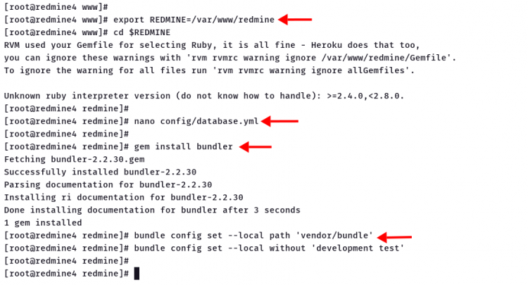 在 Rocky Linux 上安装 Redmine 项目管理平台