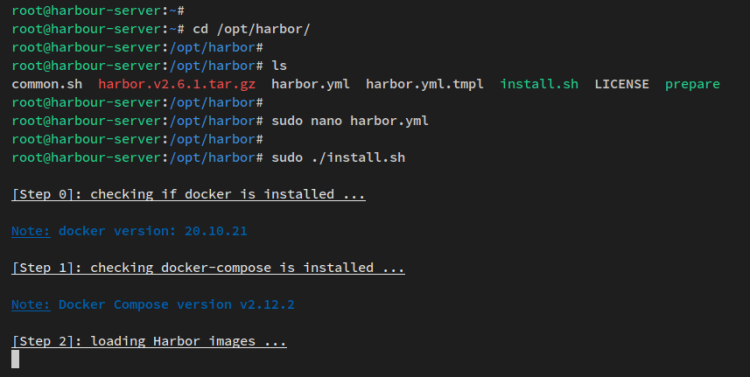 在 Ubuntu 22.04 上安装 Harbor Docker 镜像仓库