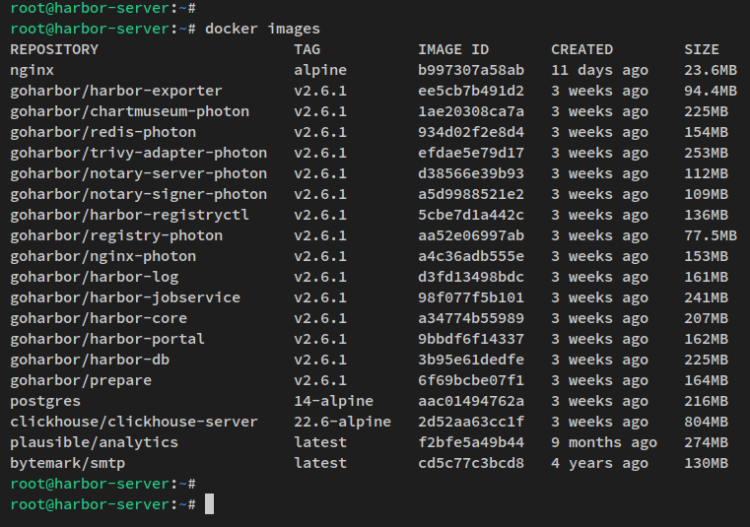 在 Ubuntu 22.04 上安装 Harbor Docker 镜像仓库