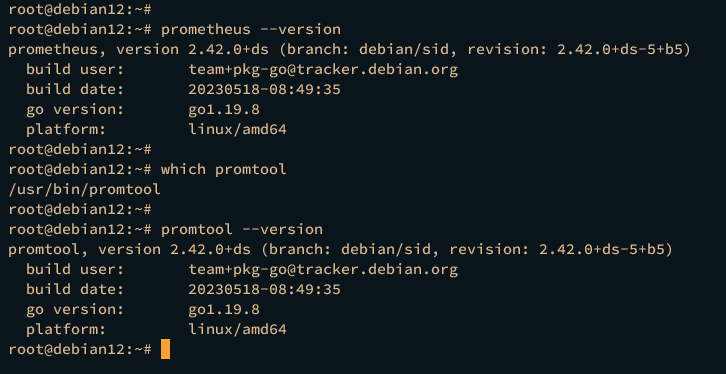 在 Debian 12 上安装 Prometheus 与 Node Exporter 监控系统