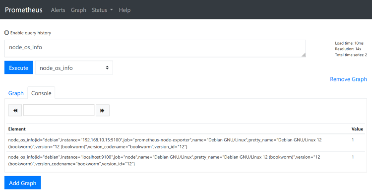 在 Debian 12 上安装 Prometheus 与 Node Exporter 监控系统