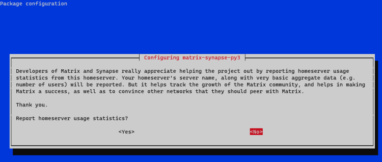 在 Debian 12 上使用 Matrix Synapse 与 Element 搭建聊天服务器