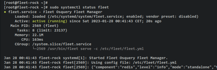 在 Rocky Linux 9 上安装 Fleet osQuery 设备管理平台