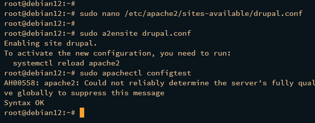 在 Debian 12 上安装 Drupal 内容管理系统
