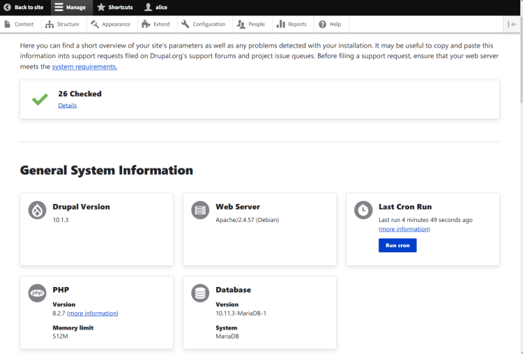 在 Debian 12 上安装 Drupal 内容管理系统