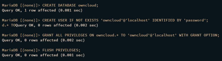 在 Debian 12 上安装 ownCloud 私有云盘