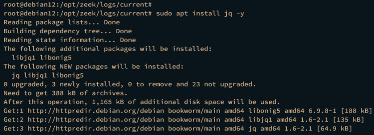 在 Debian 12 上安装 Zeek 网络安全监控系统
