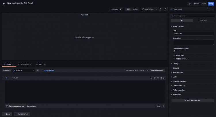 在 Rocky Linux 8 上搭建 TIG 栈(Telegraf + InfluxDB + Grafana)