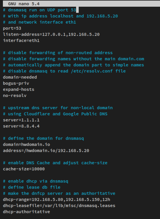 在 Debian 12 上用 dnsmasq 搭建本地 DNS 服务器
