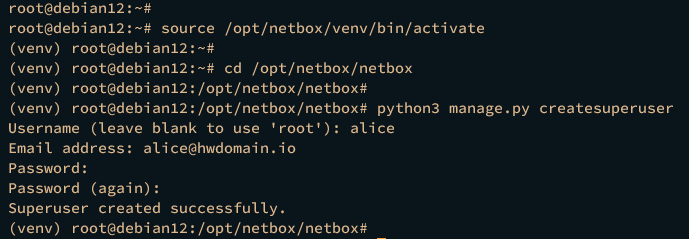 在 Debian 12 上安装 NetBox IRM 基础设施资源管理平台