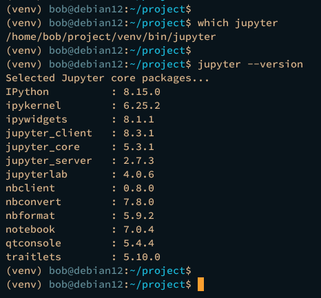 在 Debian 12 上安装 JupyterLab 交互式笔记本