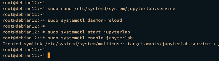 在 Debian 12 上安装 JupyterLab 交互式笔记本