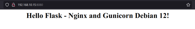 在 Debian 12 上使用 Nginx 和 Gunicorn 部署 Flask 应用