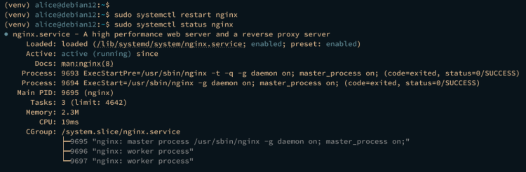 在 Debian 12 上使用 Nginx 和 Gunicorn 部署 Flask 应用