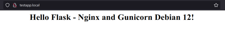 在 Debian 12 上使用 Nginx 和 Gunicorn 部署 Flask 应用