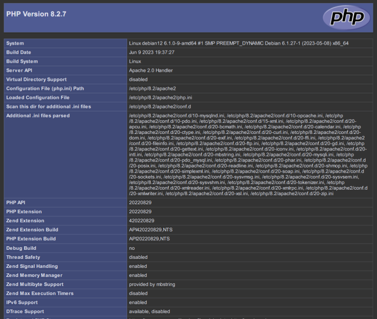 在 Debian 12 上使用 Apache 安装 TYPO3 CMS