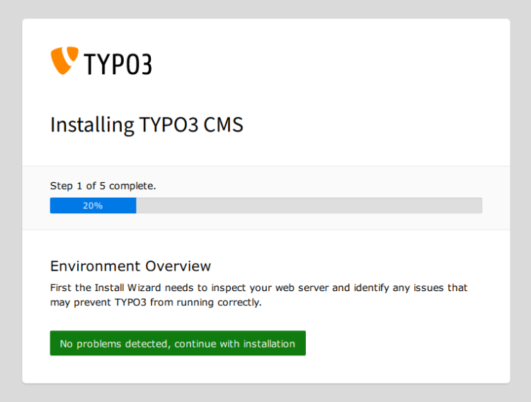 在 Debian 12 上使用 Apache 安装 TYPO3 CMS