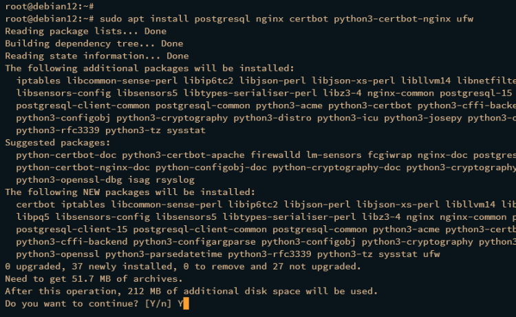 在 Debian 12 上安装 Fathom 隐私优先网站分析平台