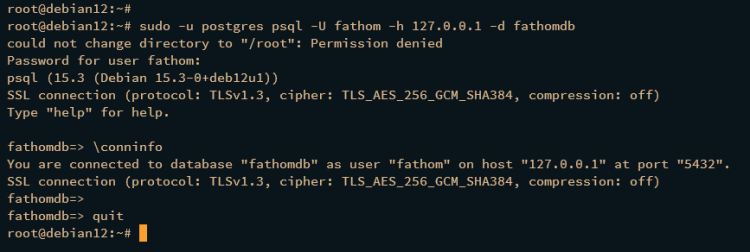 在 Debian 12 上安装 Fathom 隐私优先网站分析平台