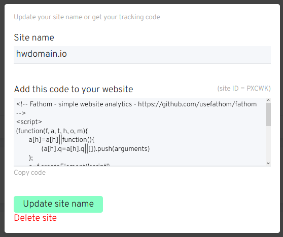 在 Debian 12 上安装 Fathom 隐私优先网站分析平台