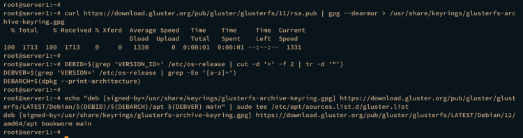 在 Debian 12 上搭建三节点 GlusterFS 集群