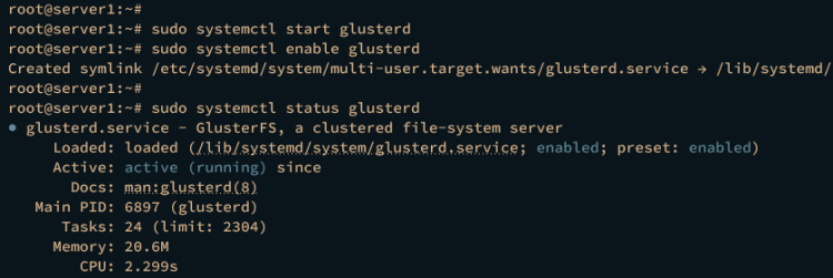 在 Debian 12 上搭建三节点 GlusterFS 集群