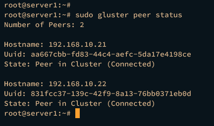 在 Debian 12 上搭建三节点 GlusterFS 集群