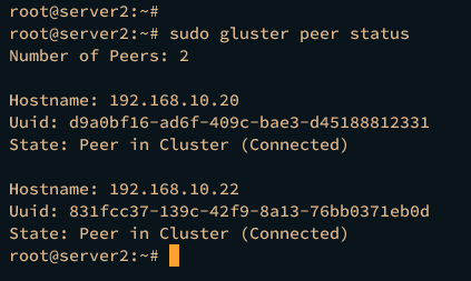 在 Debian 12 上搭建三节点 GlusterFS 集群