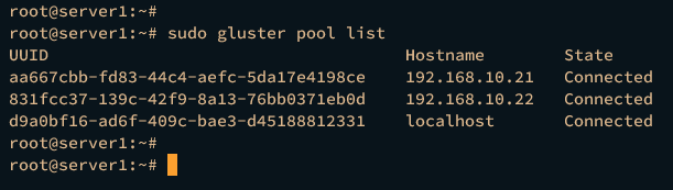 在 Debian 12 上搭建三节点 GlusterFS 集群