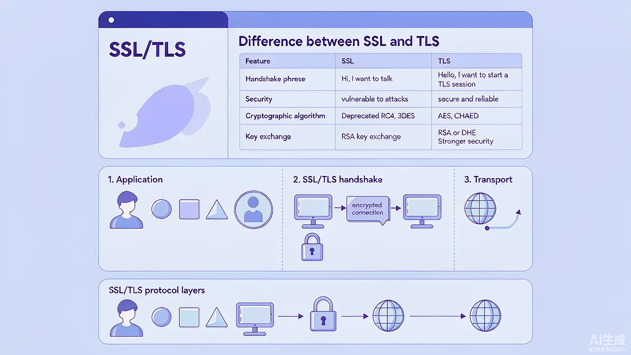 SSL 与 TLS 有什么区别 加密协议版本演进与核心差异解析