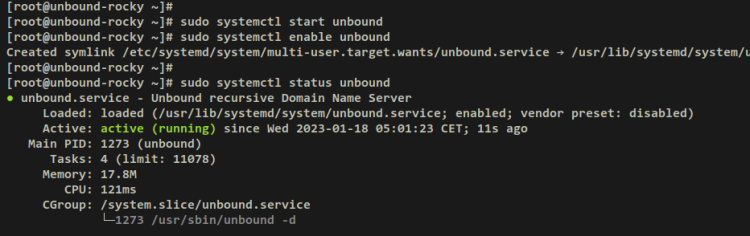 在 Rocky Linux 9 上用 Unbound 搭建本地 DNS 解析器