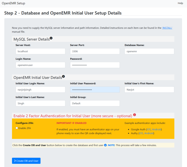 在 Debian 12 上安装 OpenEMR 电子病历系统