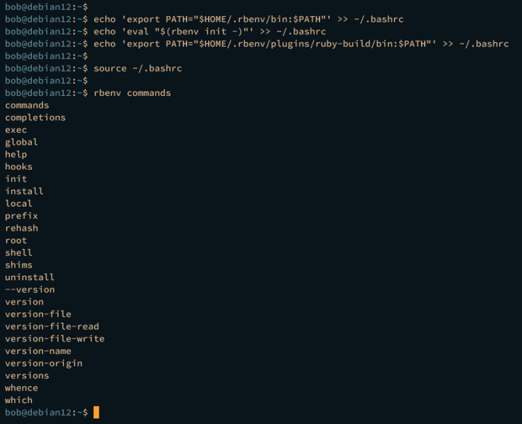 在 Debian 12 上安装 Ruby on Rails
