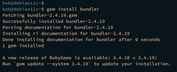 在 Debian 12 上安装 Ruby on Rails