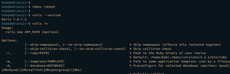 在 Debian 12 上安装 Ruby on Rails
