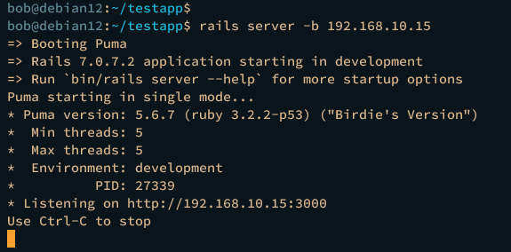 在 Debian 12 上安装 Ruby on Rails