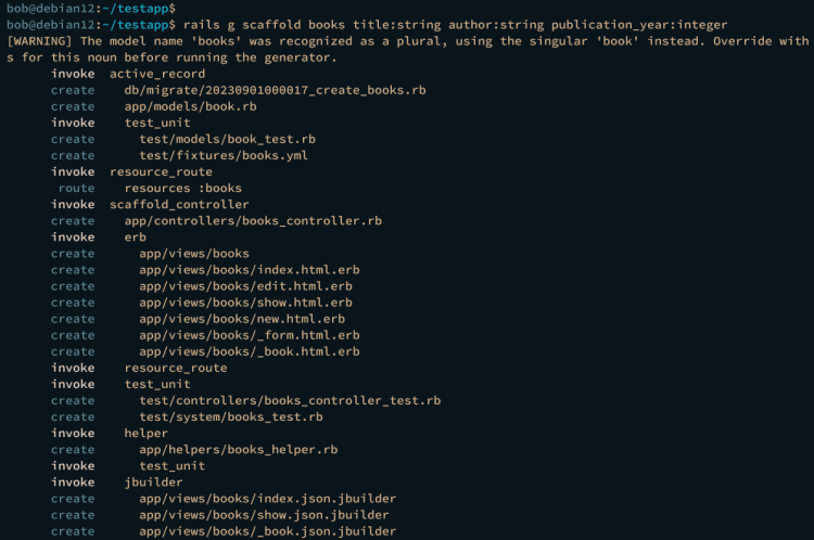 在 Debian 12 上安装 Ruby on Rails