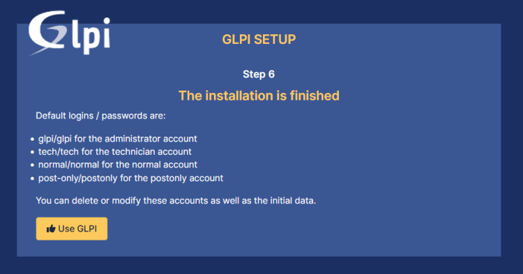 在 Debian 12 上安装 GLPI IT 资产管理