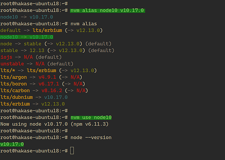 使用 NVM 管理多个 Node.js 版本