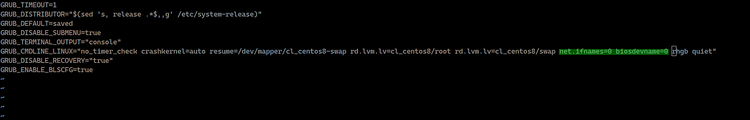 在 CentOS 上将网络接口重命名为 eth0